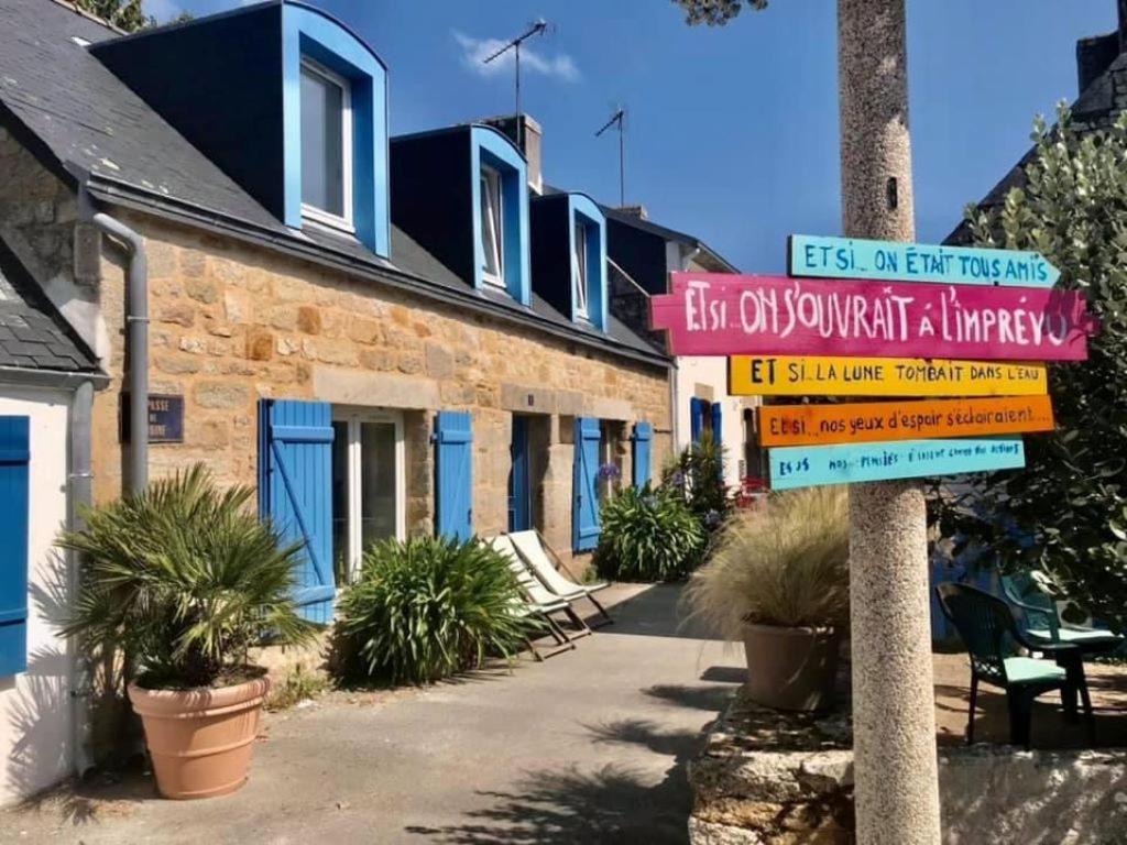 Belle maison rénovée, 5mn à pied de la mer, classée meublé de tourisme 3 étoiles Île-Tudy Exterior foto