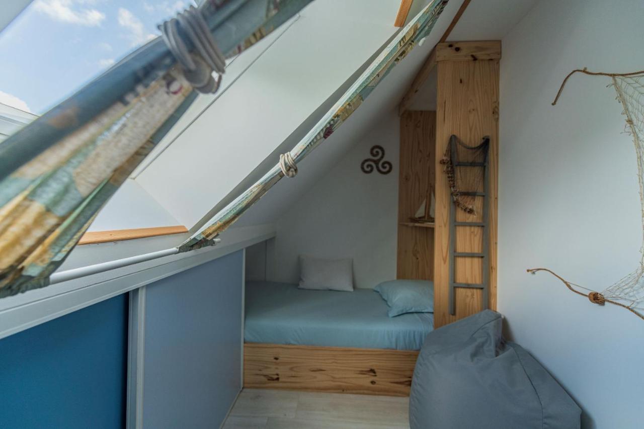 Belle maison rénovée, 5mn à pied de la mer, classée meublé de tourisme 3 étoiles Île-Tudy Exterior foto